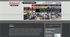 Desktop Screenshot of abbottprecisiongrinding.com